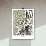 Artprint Native Retrato Liebre