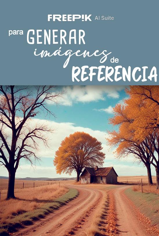 Freepik AI para generar imágenes de referencia